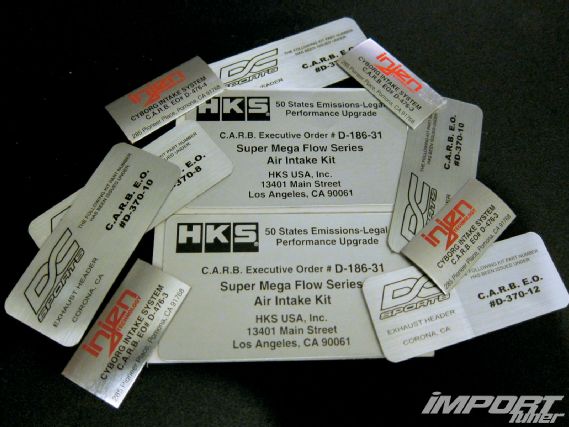 Carb Legal Buyers Guide - Tech-Knowledge - Import Tuner Magazine