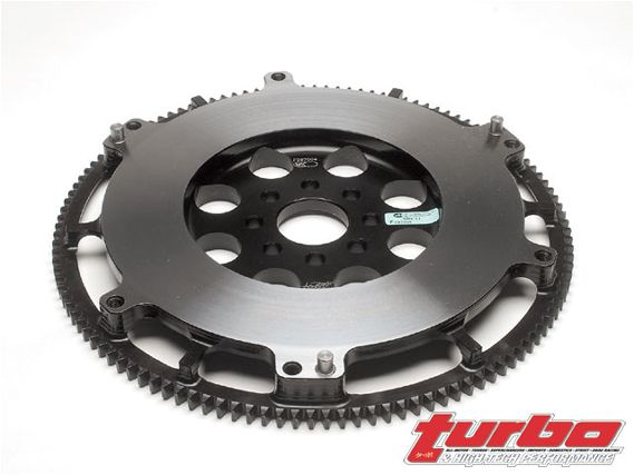 Turp_0804_04_z+advanced_clutch_technology+toyota_xact_prolite_flywheel