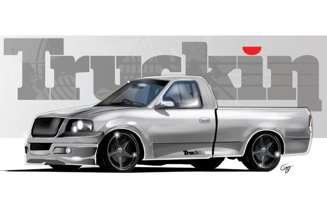 1999 Ford Lightning Project Stealth Fighter Rendering