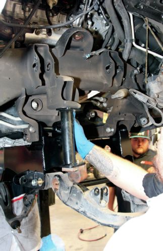 2007 Chevrolet Silverado 3500HD Bumpstop Relocation Bracket