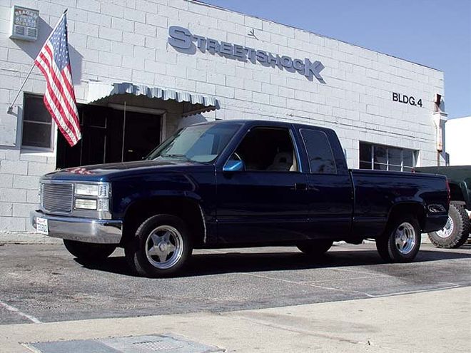 1994 Custom Chevy Truck Wheels Tires before