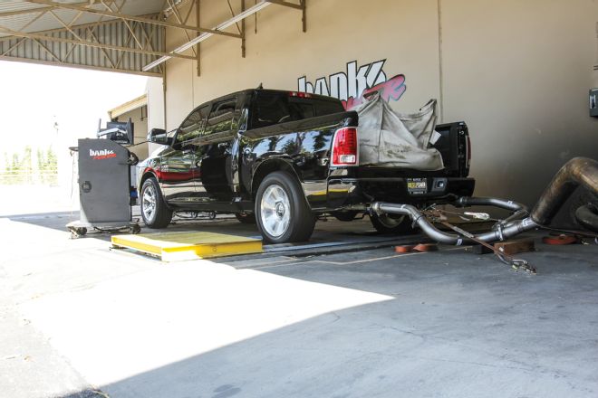 23 2015 Ram 1500 EcoDiesel Dyno Run With Banks Power Stinger System Installed