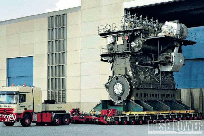 Maersk E Class Container Ships Engine