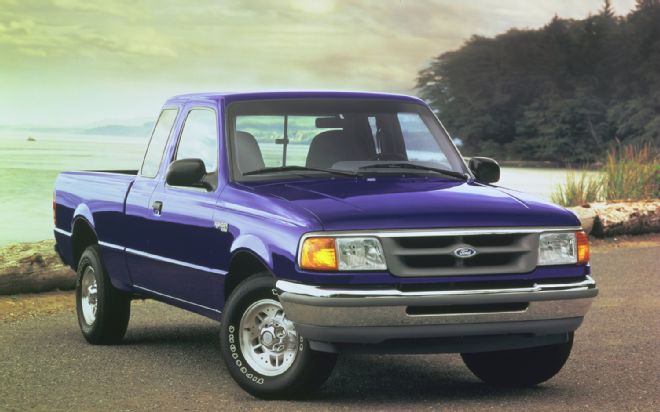 1996 Ford Ranger XLT Super Cab Front Three Quarter