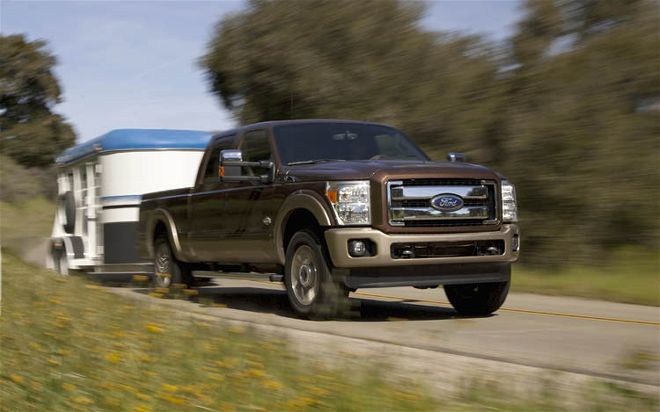 2012 Ford Super Duty Crew Cab F-250 Lariat Saving Trailer Brake Controller Settings - Truck Trend Garage