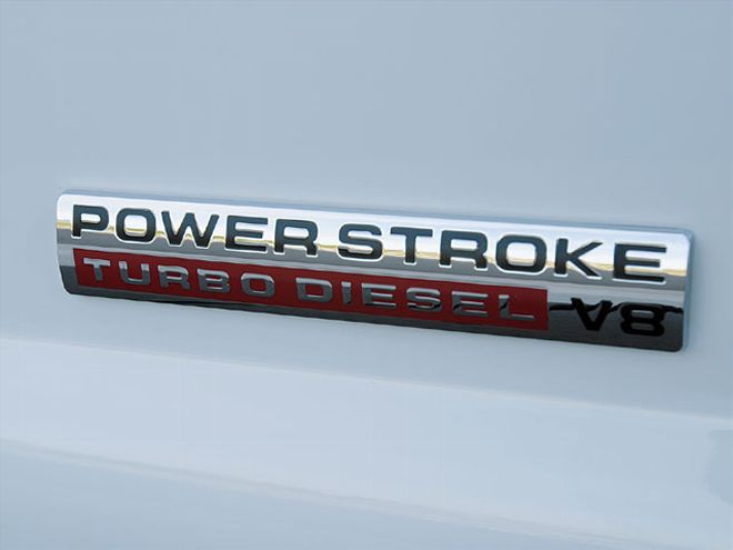 ford Power Stroke Turbo Diesel emblem