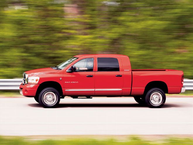 red Truck side View