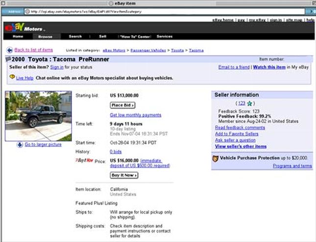 112 0501 Z Ebay Ebay Motor Website Screenshot