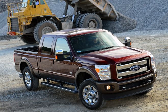 011 2016 Ford F 250 Super Duty Power Stroke Diesel Truck At Gravel Pit