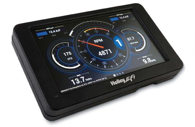 Truckins 20 Best New Products Of Sema 2014 Holley Performance Products Efi Digital Dash