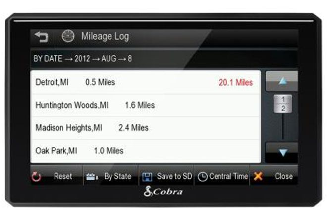 Cobra 8500 HD Pro Navigation System