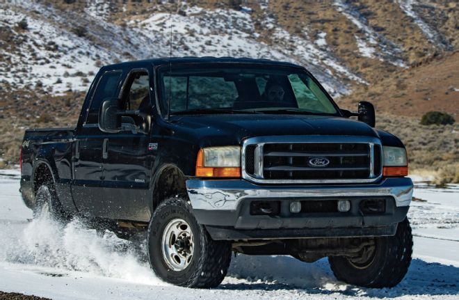 Ford Super Duty In Snow
