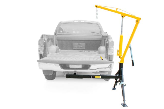 MaxxTow Hydraulic Hitch Mounted Pickup Truck Crane