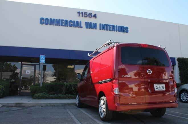 2013 Nissan NV200 Adrian Steel Grip Lock Ladder Rack Install 06