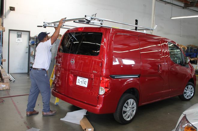 Nissan NV200 Adrian Steel Cargo Management Tech Install