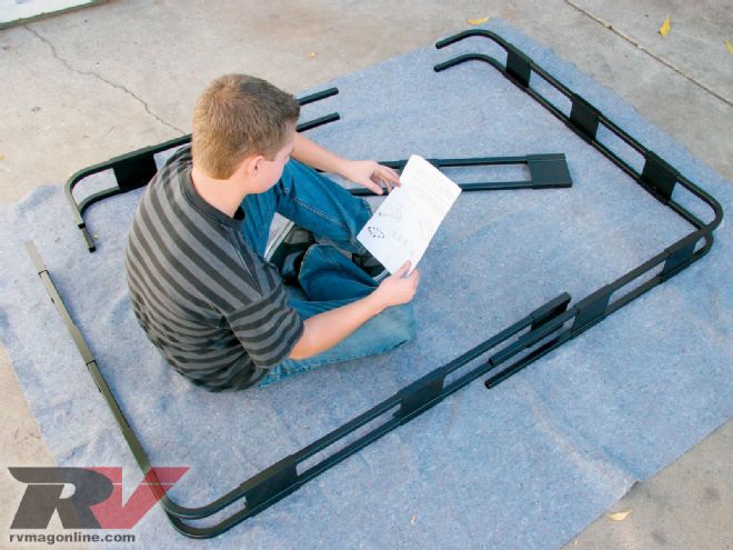 Surco Safari Rack Installed On A 2006 Ford Van - Roof Cargo Storage