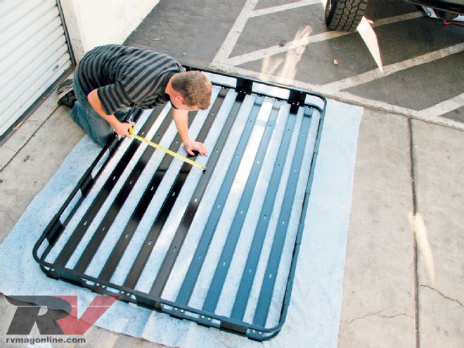 Surco Safari Rack Installed On A 2006 Ford Van - Roof Cargo Storage