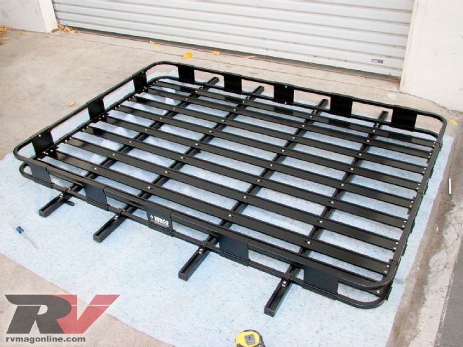 Surco Safari Rack Installed On A 2006 Ford Van - Roof Cargo Storage