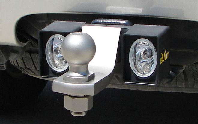 bully Truck Accessories Ball Mount Hitch Light mounted View