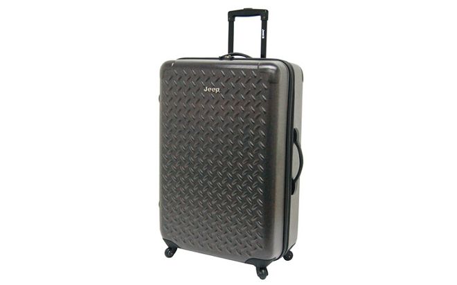 jeep Brand Luggage jeep All Terrain Upright 29 Inch Charcoal