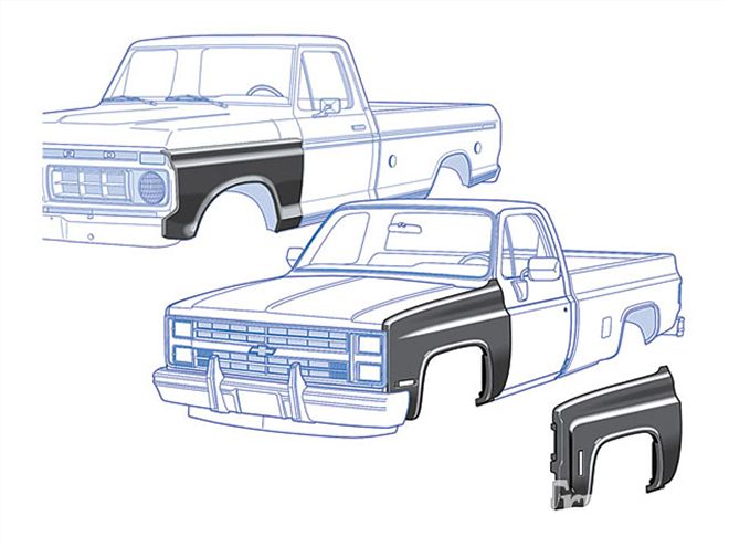 new Products lmc Steel Body Panels