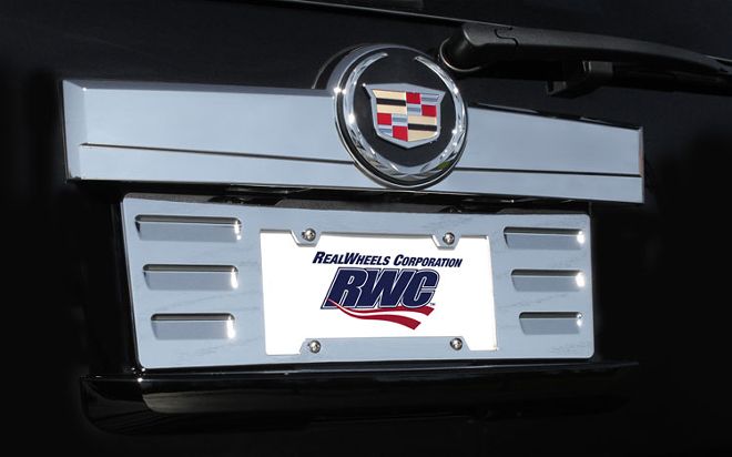 realwheels chrome License Plate Surround