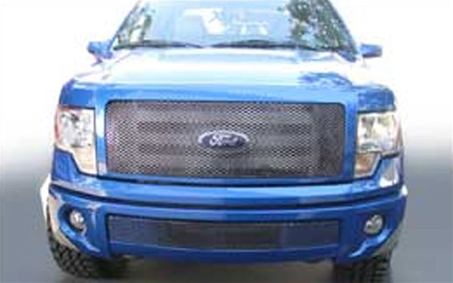 2009 Ford F150 black Chrome Grille View