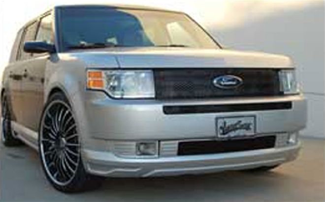 2009 Ford Flex black Chrome Grille View