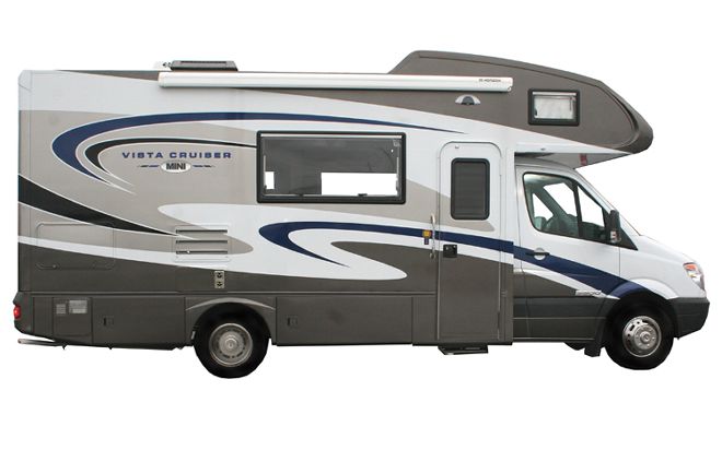 class B Motorhome Buyers Guide golf Stream Vista Cruiser Mini Side View