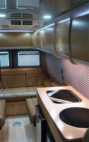 class B Motorhome Buyers Guide airstream Interstate Interior View