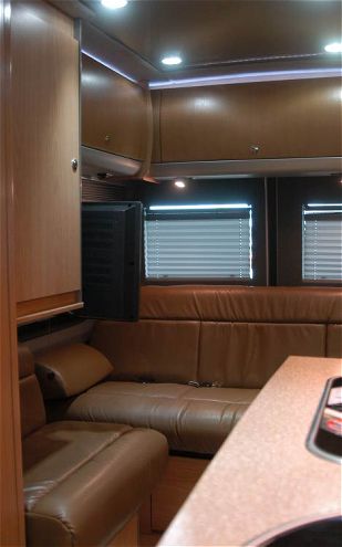 class B Motorhome Buyers Guide airstream Interstate Interior View