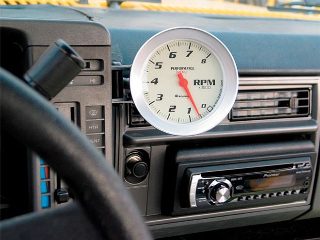 equus Tachometer Install tachometer