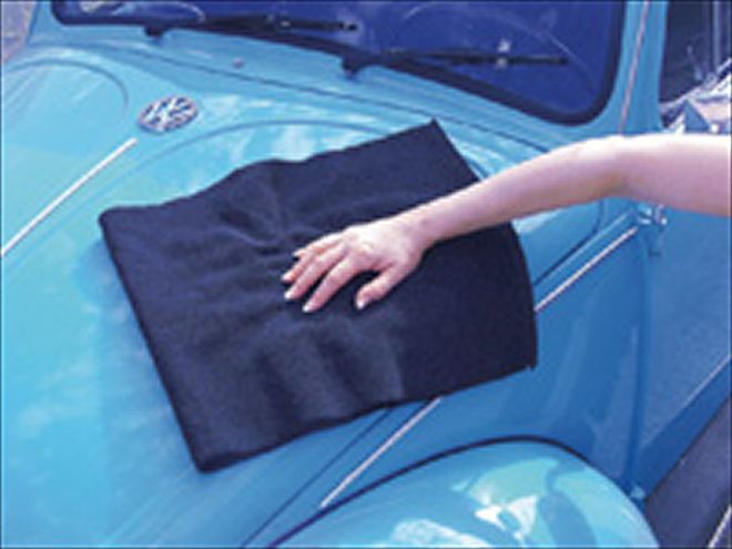 califorina Car Duster Clean And Polish Plush Towel front View