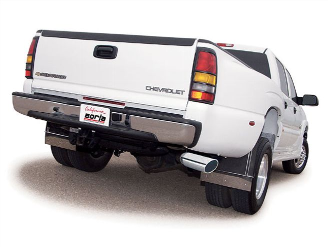 borla Xr 1 Exhaust chevy Silverado Rear View