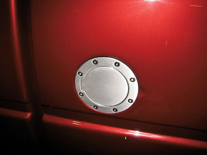 chevrolet Silverado closed Gas Door