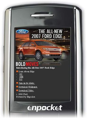 ford Edge enpocket Mobile Screen