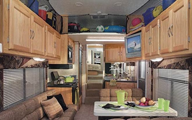 RV Toy Haulers Holiday Rambler 38CK Next Level Toy Haulers Interior View
