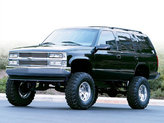 body Modifications Done To A 1997 Chevy Tahoe lifted 1997 Chevy Tahoe