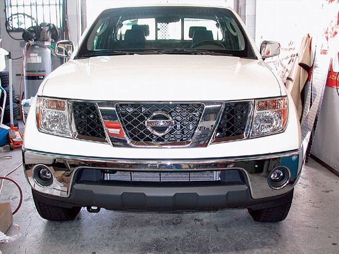 grille Install On Nissan Trucks stock Grille