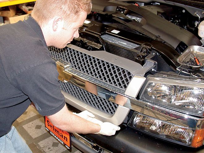 Xenon Front Bumper Cover on a Chevy Silverado - Cap The Front