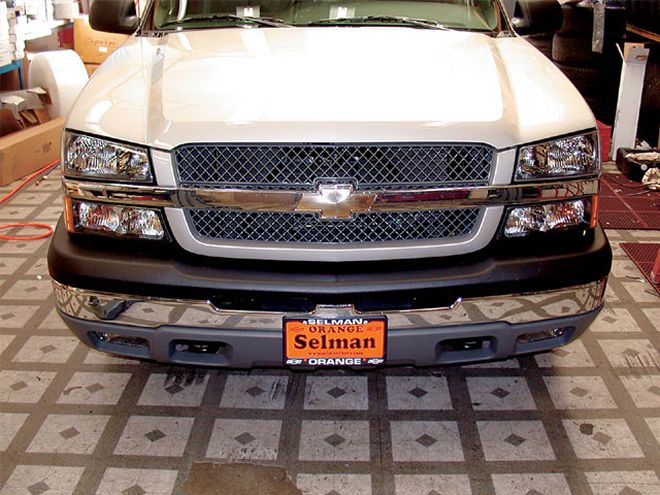 Xenon Front Bumper Cover on a Chevy Silverado - Cap The Front