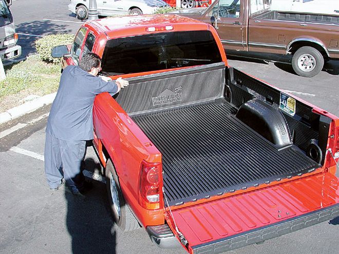Penda Skid Resistor Bedliner in a 2003 Chevy Silverado - Durable Drop-In
