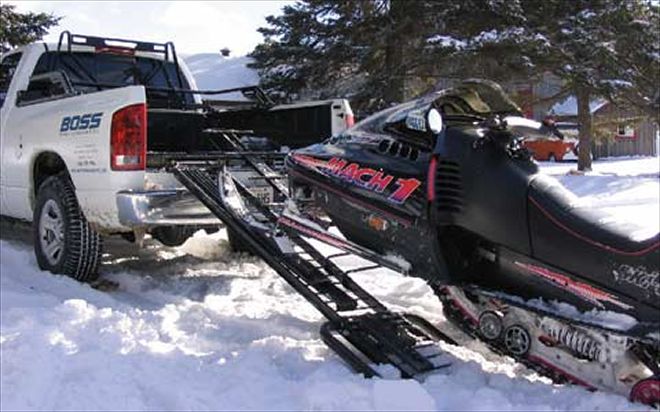 dodge Ram Pickup rear Snowmobiles