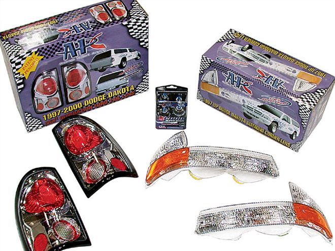 Rear Taillights and Front Clear Corners on a 1999 Dodge Dakota - Cleared For Cool