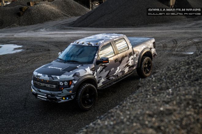 Gorilla Mad Film Wraps Goes Urban Assault on a Ford Raptor