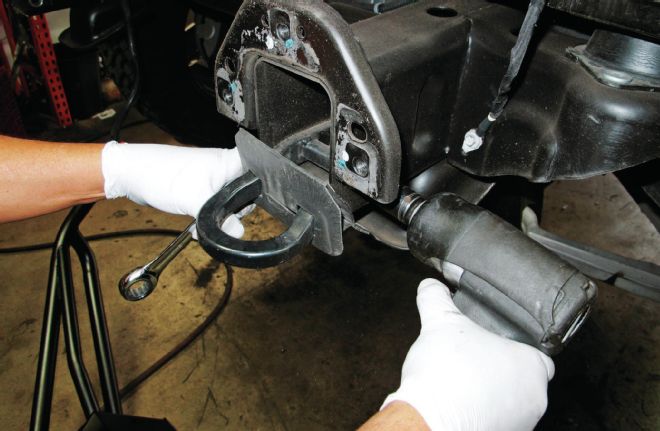 2014 GMC Sierra Tow Hooks Removed