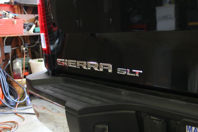 2009 GMC Sierra SLT Duramax Badge Removal