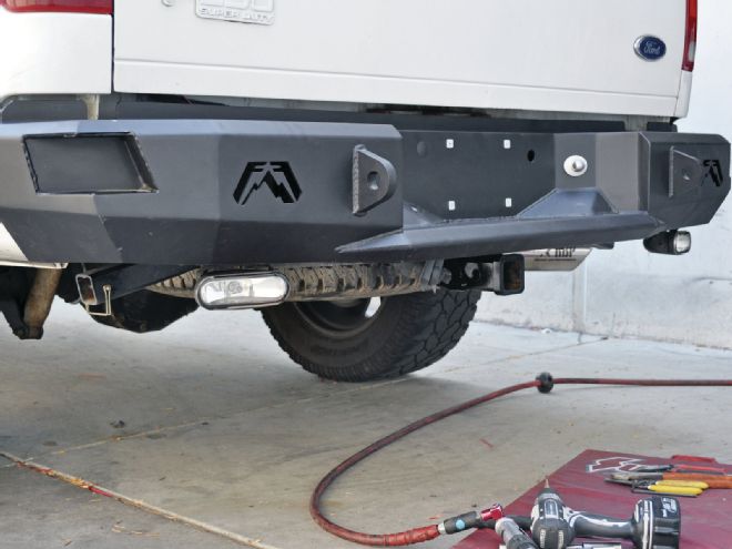 Ford F 250 Fab Fours Heavy Duty Bumpers Install 05
