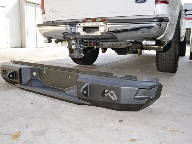 Ford F 250 Fab Fours Heavy Duty Bumpers Install Rear Bumper