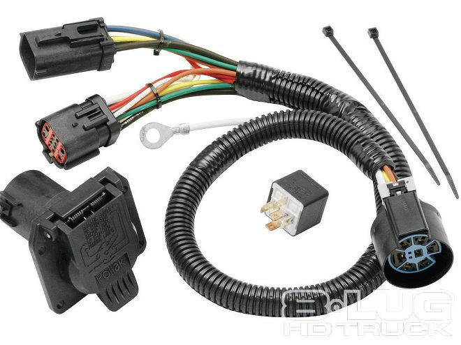 tow Like A Boss Tow Kit Upgrade hidden Hitch Factory Replacement Seven Pin Wiring Harness